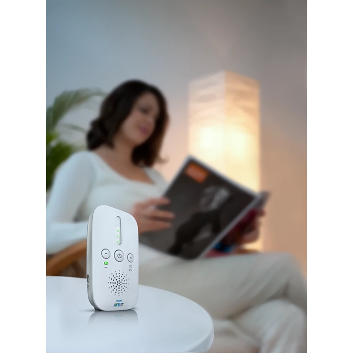 Philips AVENT Audio Baby Monitor DECT, White, SCD502/10