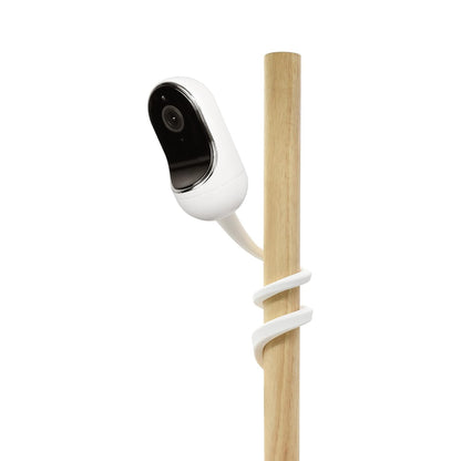 Aobelieve Flexible Twist Mount for Owlet Duo Baby Monitor and Owlet Cam, White