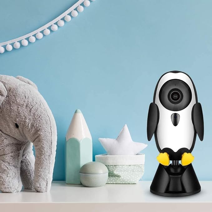 Qubo Baby Cam from Hero Group Baby Monitor 2MP Wi-Fi 1080p Full HD Baby Cry Alert Sleep Monitor Audio & Video Monitor | Mobile App Connectivity | Cloud & SD Card Recording (Black)