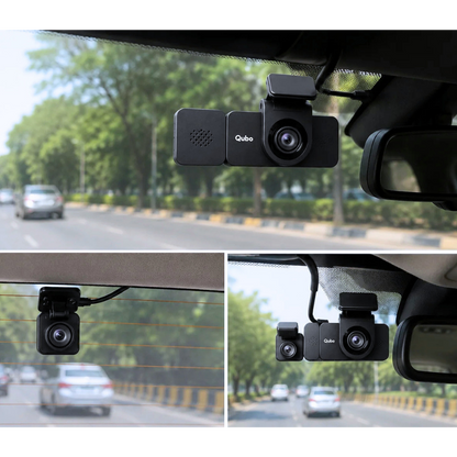 Dashcam 3-Channel Pro 2K N | Front, Rear & Cabin Dash Camera