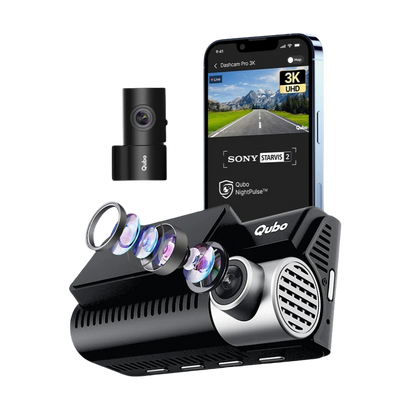 Dashcam 3K F+R N Starvis 2 | Front & Rear Dash Camera