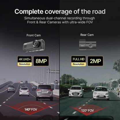 Dashcam 4K + Rear N – Front & Rear Dash Camera