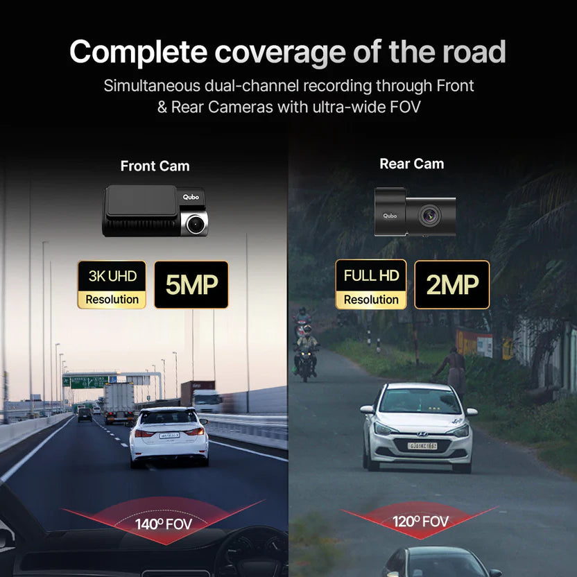 Dashcam 3K F+R N Starvis 2 | Front & Rear Dash Camera