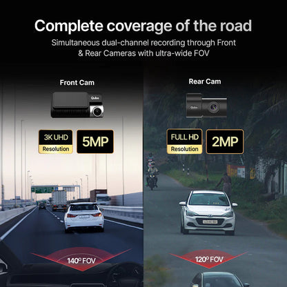 Dashcam 3K F+R N Starvis 2 | Front & Rear Dash Camera