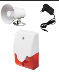 Wireless Strobe Siren Plus Combo