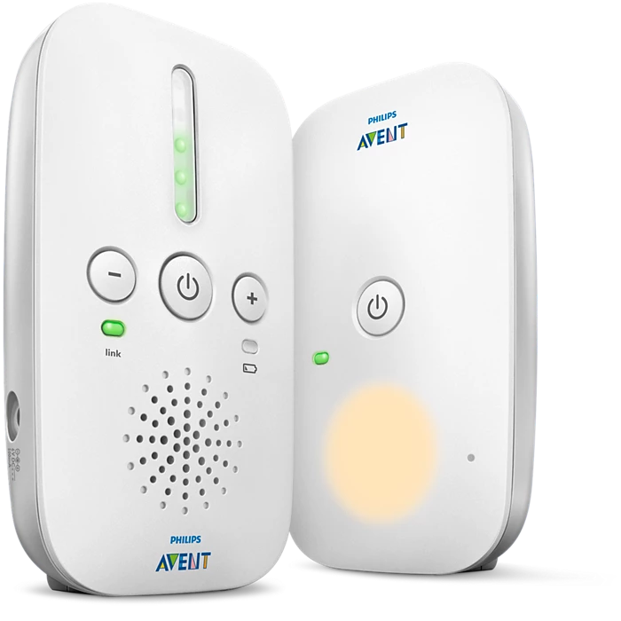 Philips AVENT Audio Baby Monitor DECT, White, SCD502/10