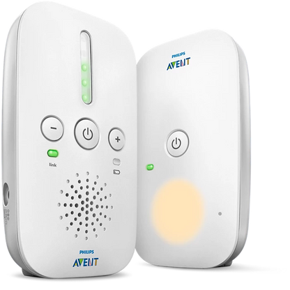 Philips AVENT Audio Baby Monitor DECT, White, SCD502/10