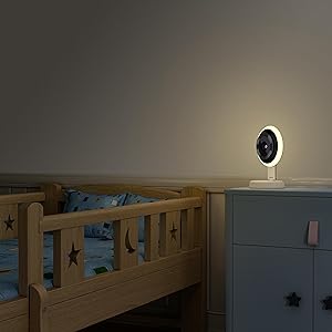 2021 Newest Video Baby Monitor with Camera, Long Range 960ft, Touch Control,Audio and Night Light, Wireless Baby Monitor, Auto Night Vision, Two-Way Talk, VOX Mode