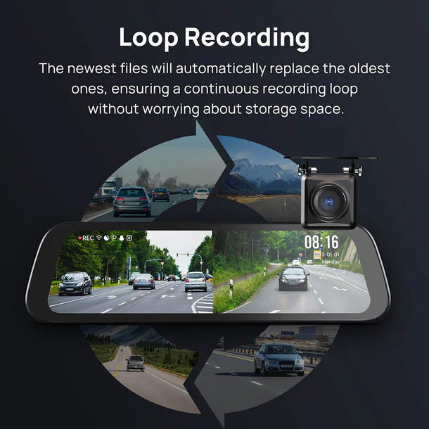 70MAI REARVIEW DASHCAM S500 3K DUAL HDR – Safety Gadgets